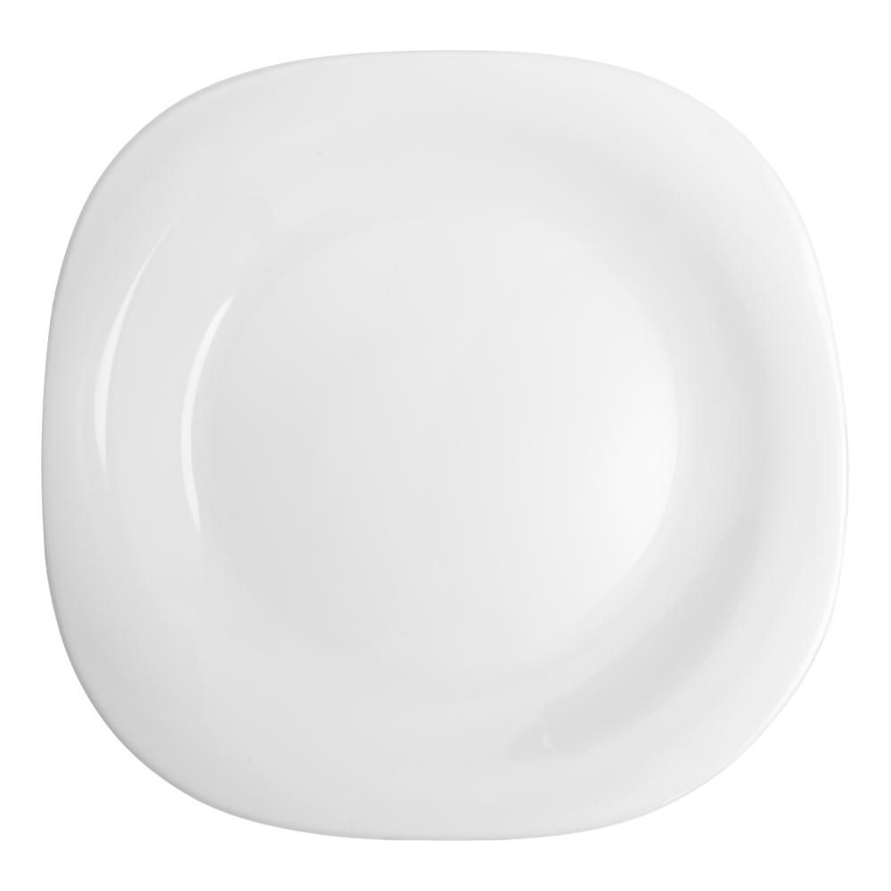 Vajilla Blanca en Opal Quebec Cuadrada 12 Piezas ESSENZA S65983 img #5