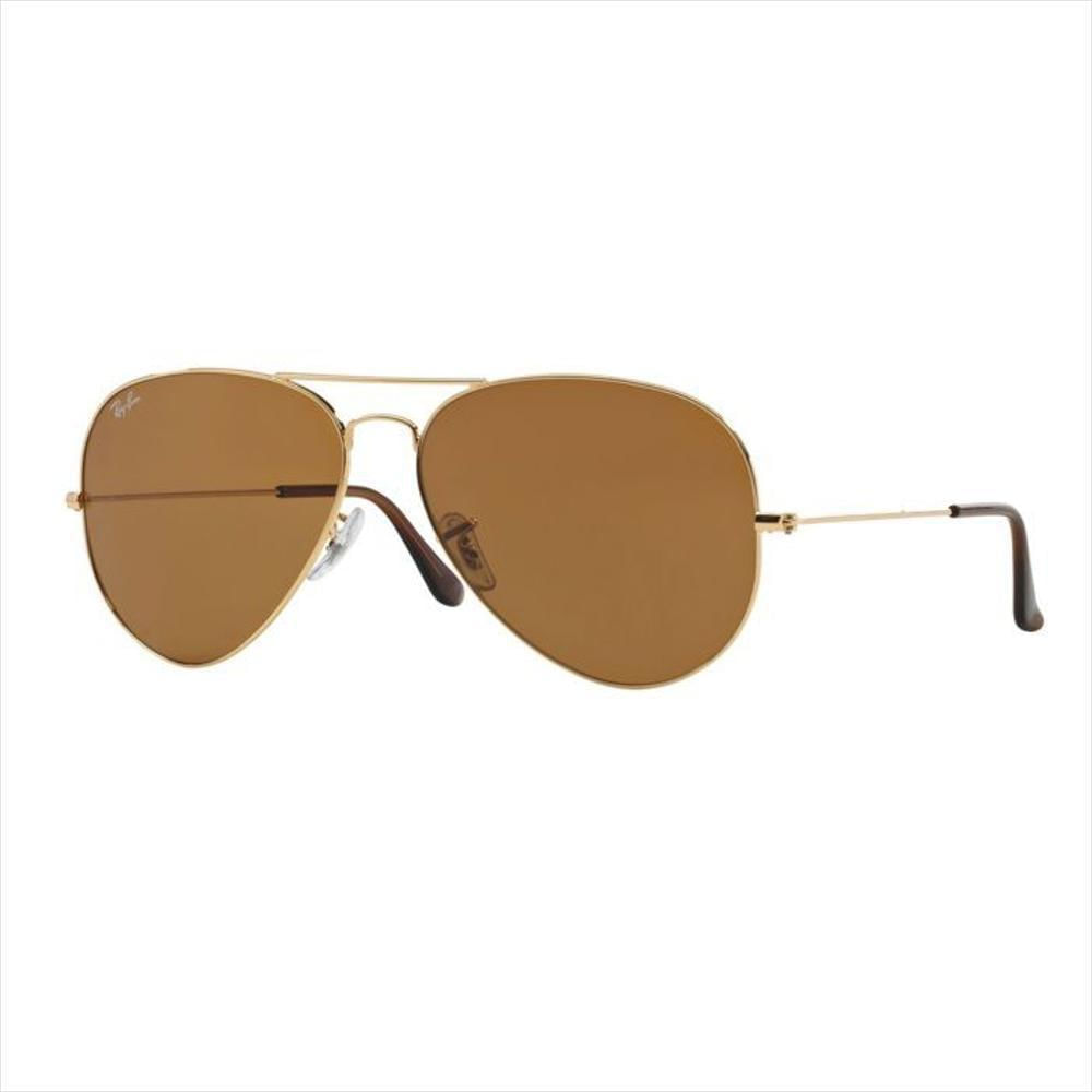 Gafas De Sol Ray Ban Aviador Rb3025 001/33 Unisex Large Metal Marron 58Mm