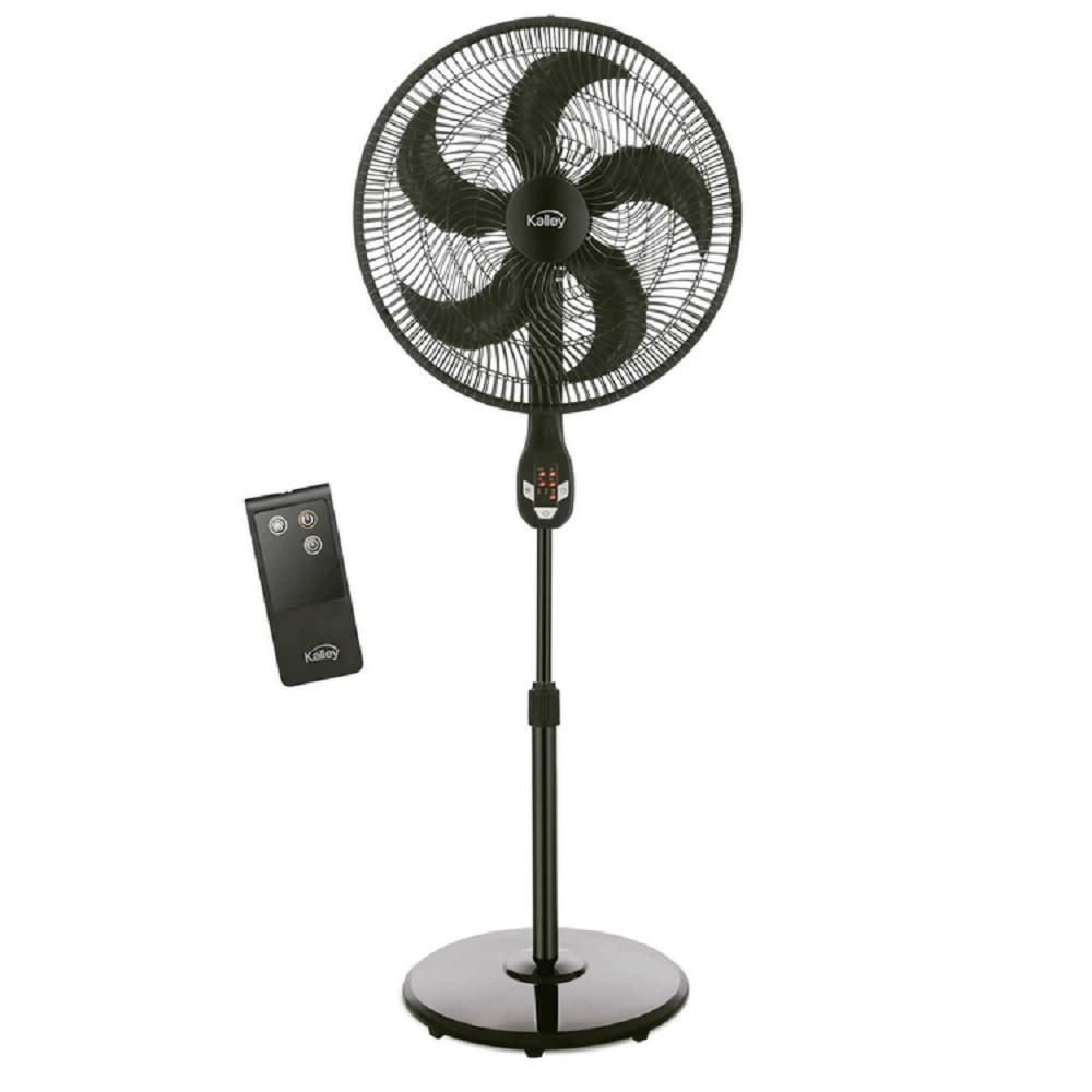 Ventilador Pedestal Kalley K V18d Digital 18 pulgadas Negro
