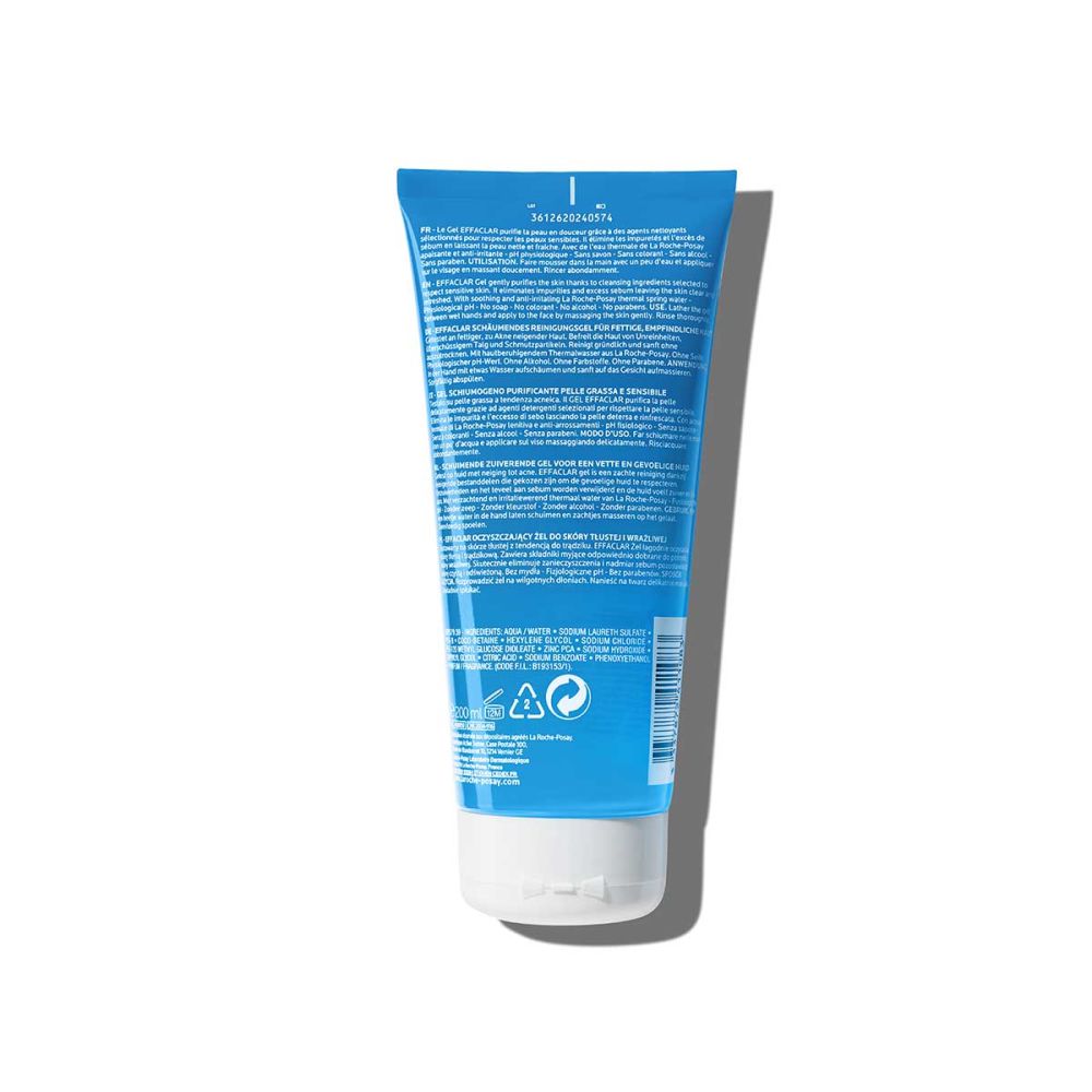 GEL DE ROSTRO EFFACLAR LA ROCHEPOSAY 200 gr img #3