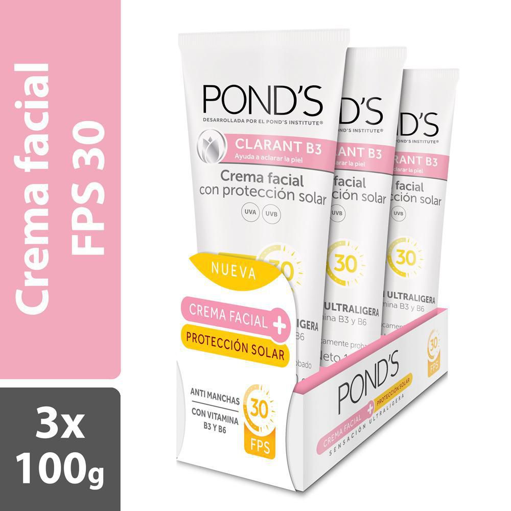 Of Crema Facial PONDS Protección Solar (300 gr)