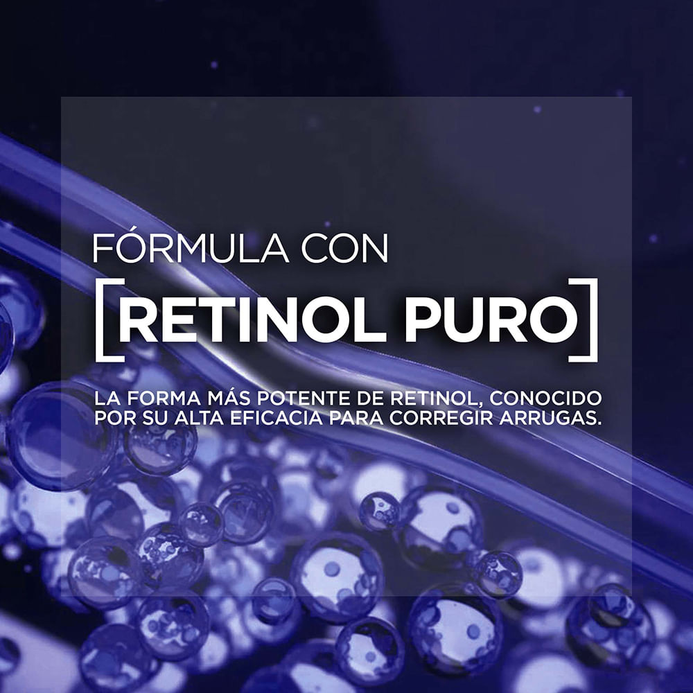 Kit rutina Loreal Paris Retinol Gel limpiador+ Serum noche + crema facial día img #5
