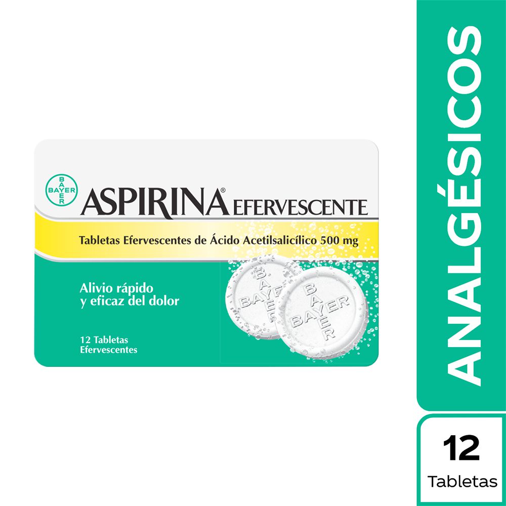 Efervescente ASPIRINA (12 und)