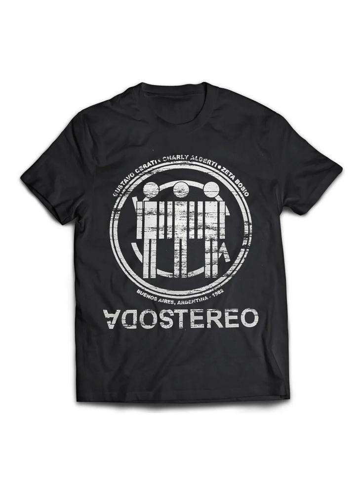 Camisa Soda Estereo Logo Blanco Bandas De Rock Metal Heavy Riffs De Moda img #1