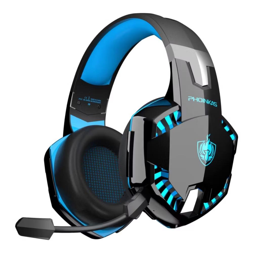 Audífonos Gamer Bluetooth Inalambricos G2000 Pro Phoinikas Azul img #1