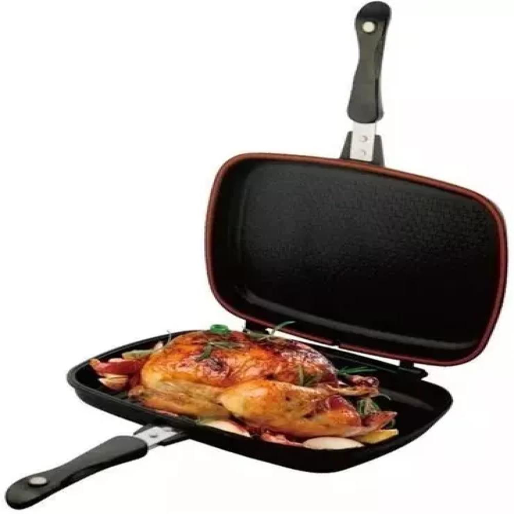 Sartén Doble Cara Antiadherente 36 Cm Dual Grill Super Asado img #4