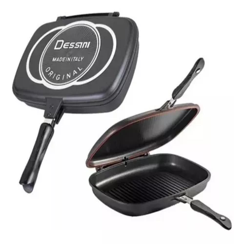 Sartén Doble Cara Antiadherente 36 Cm Dual Grill Super Asado img #5
