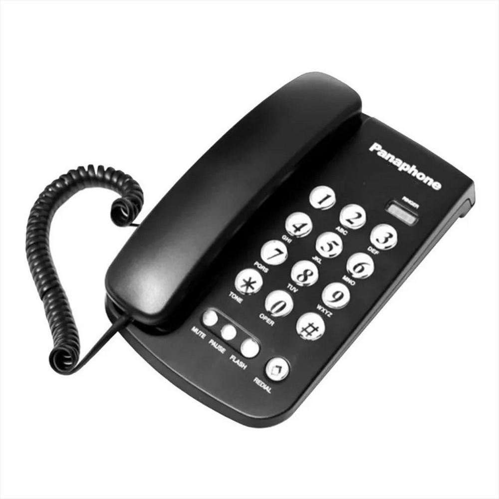 Telefono Fijo Escritorio Casa Mesa Pared Alambrico Kxt 3014 Negro