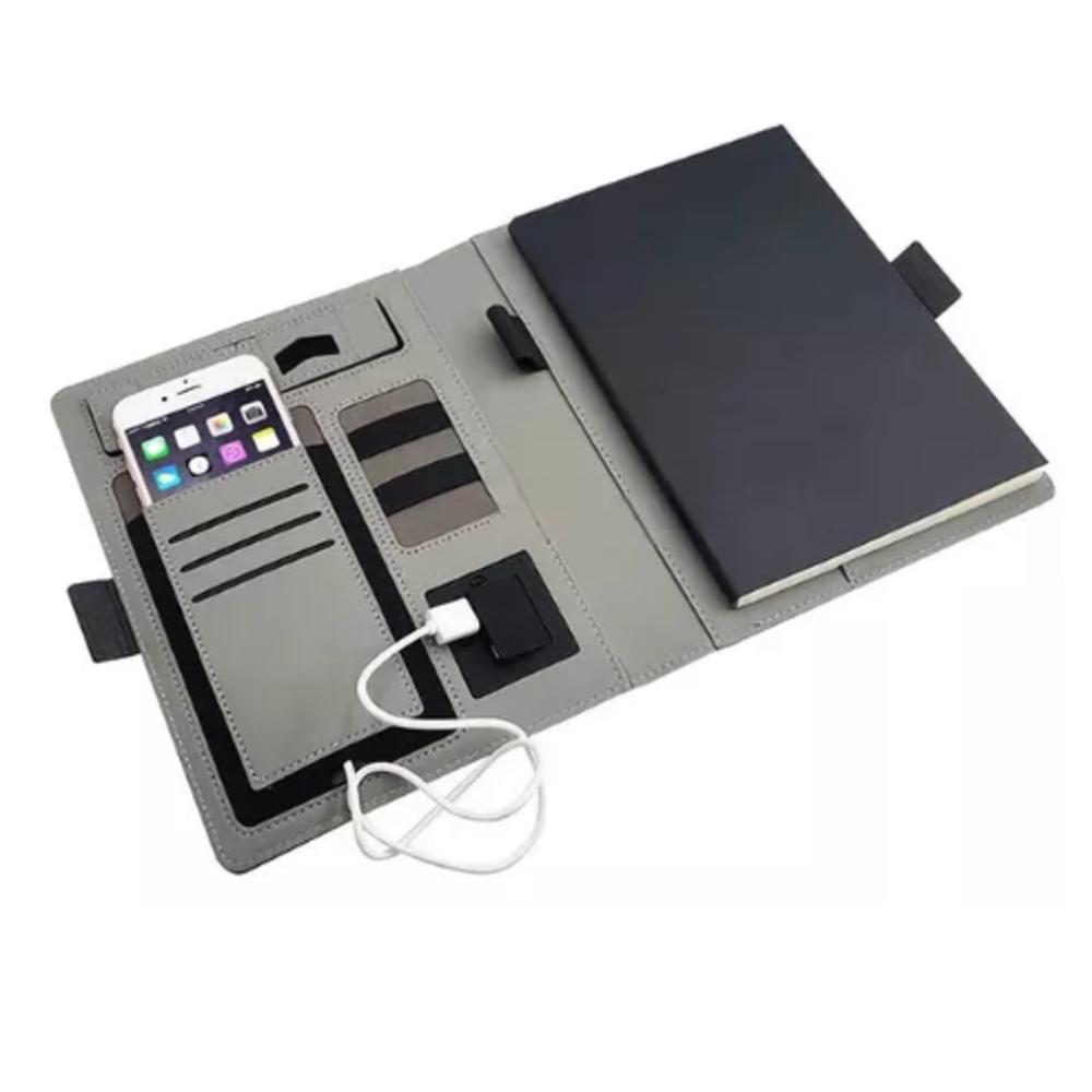 Agenda Power Bank Carga Inalámbrica Puerto Usb img #1