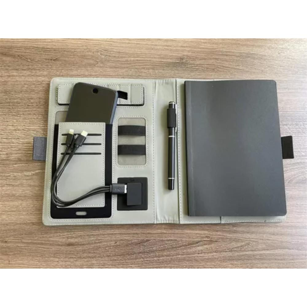 Agenda Power Bank Carga Inalámbrica Puerto Usb img #4