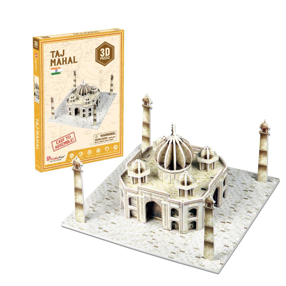 Rompecabezas 3D Taj Mahal 39 Piezas Nivel Inicial Cubic Fun ZURU INC