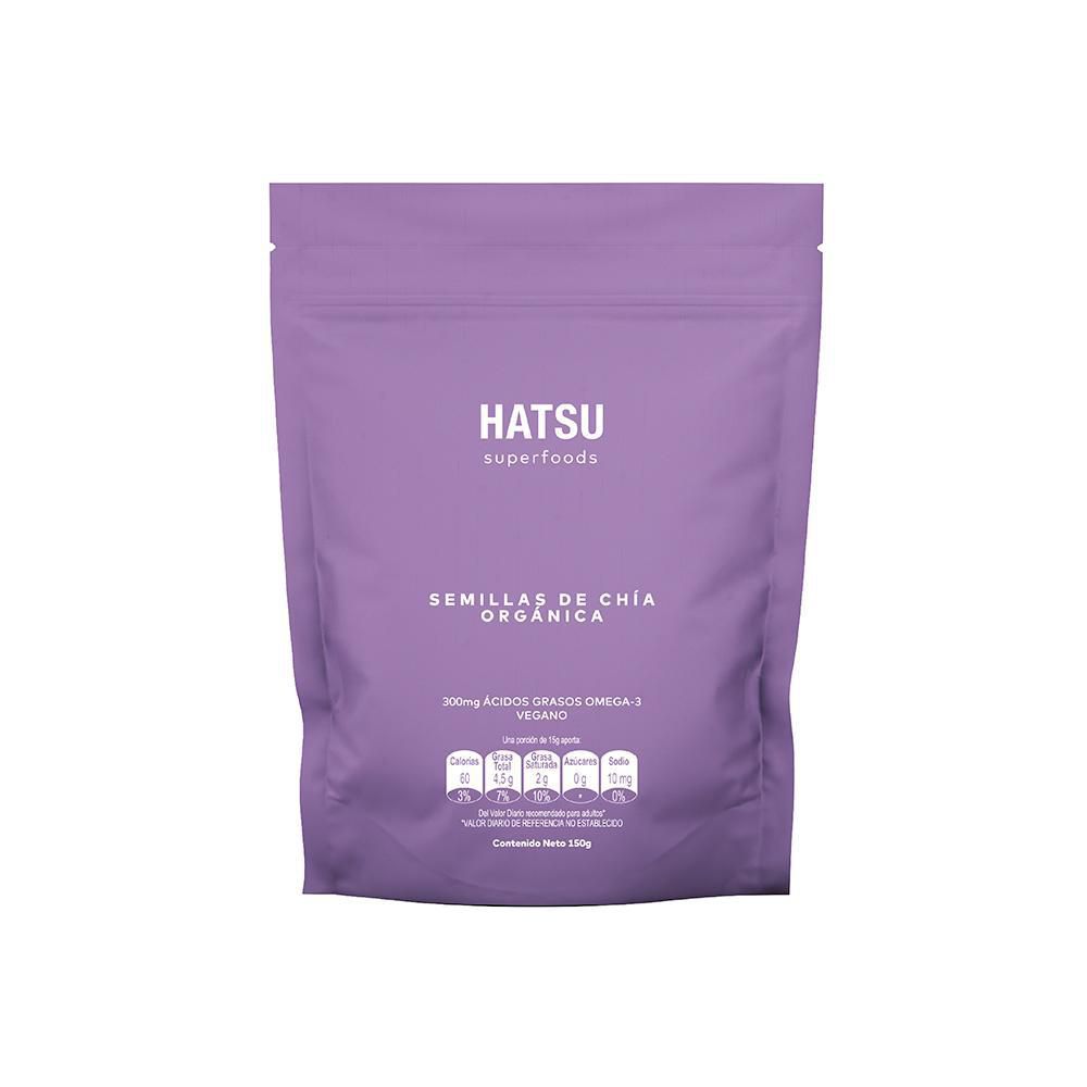 Super Foods HATSU Semillas de Chía Orgánica (150 gr)