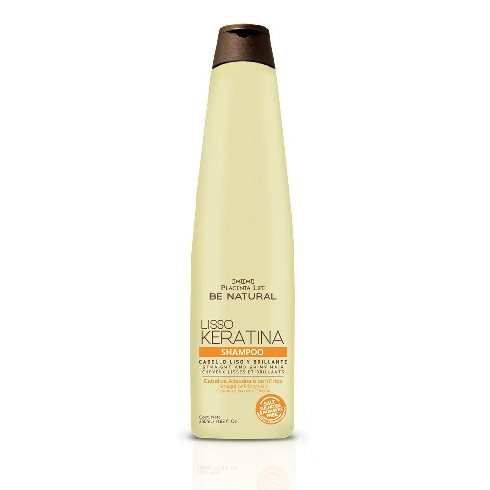 Shampoo Be Natural Liso Keratina 350Ml