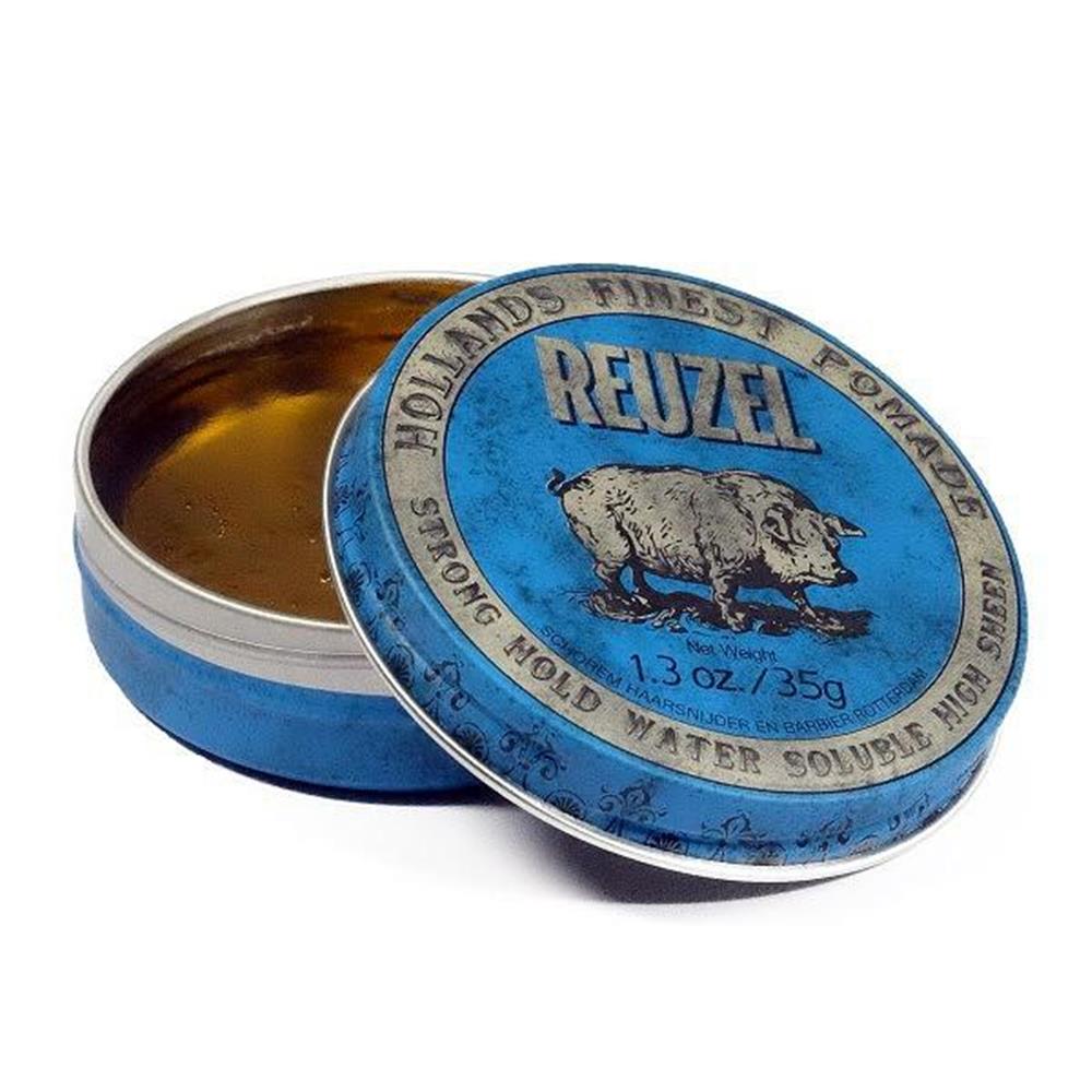 Cera Profesional Cabello Barba Reuzel 4Oz Azul Brillo img #4