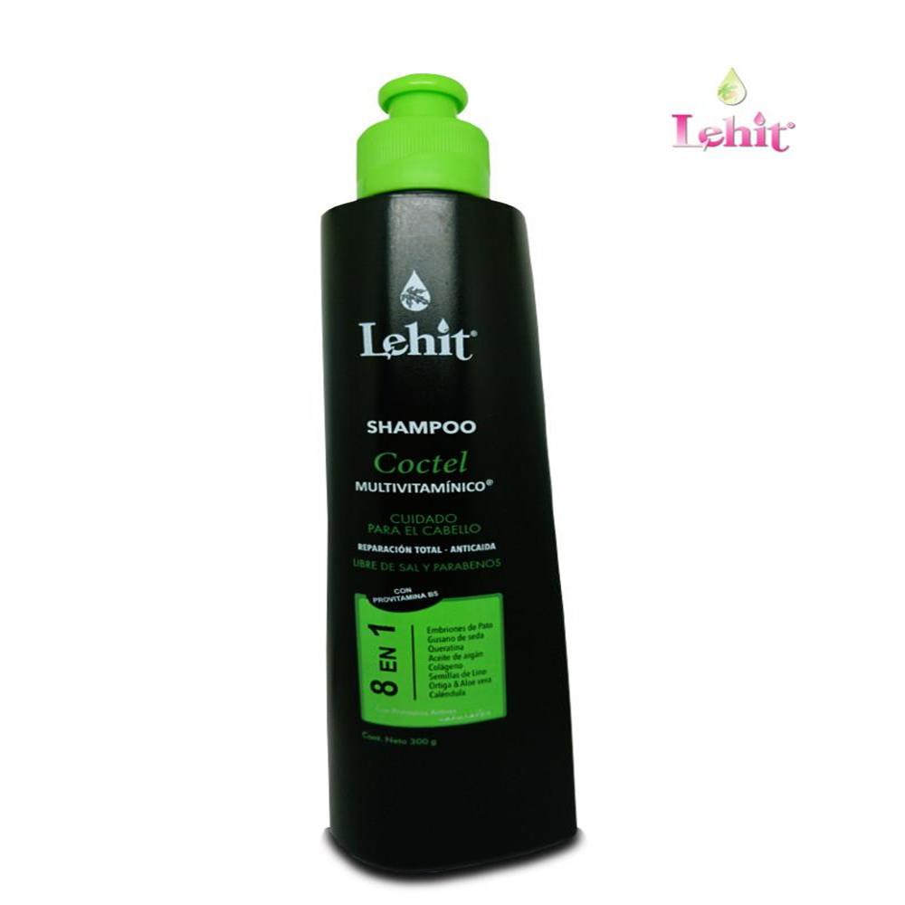 Lehit Shampoo Coctel Repolarizador 8 En 1 Cabello 300Ml