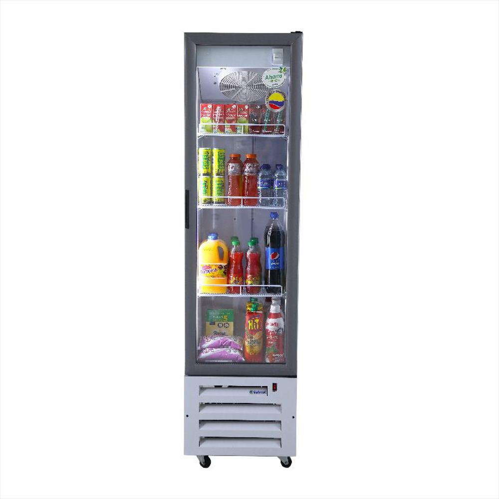 Vitrina Vertical De 158Litros Inducol Slim En Lámina Galvanizada img #3