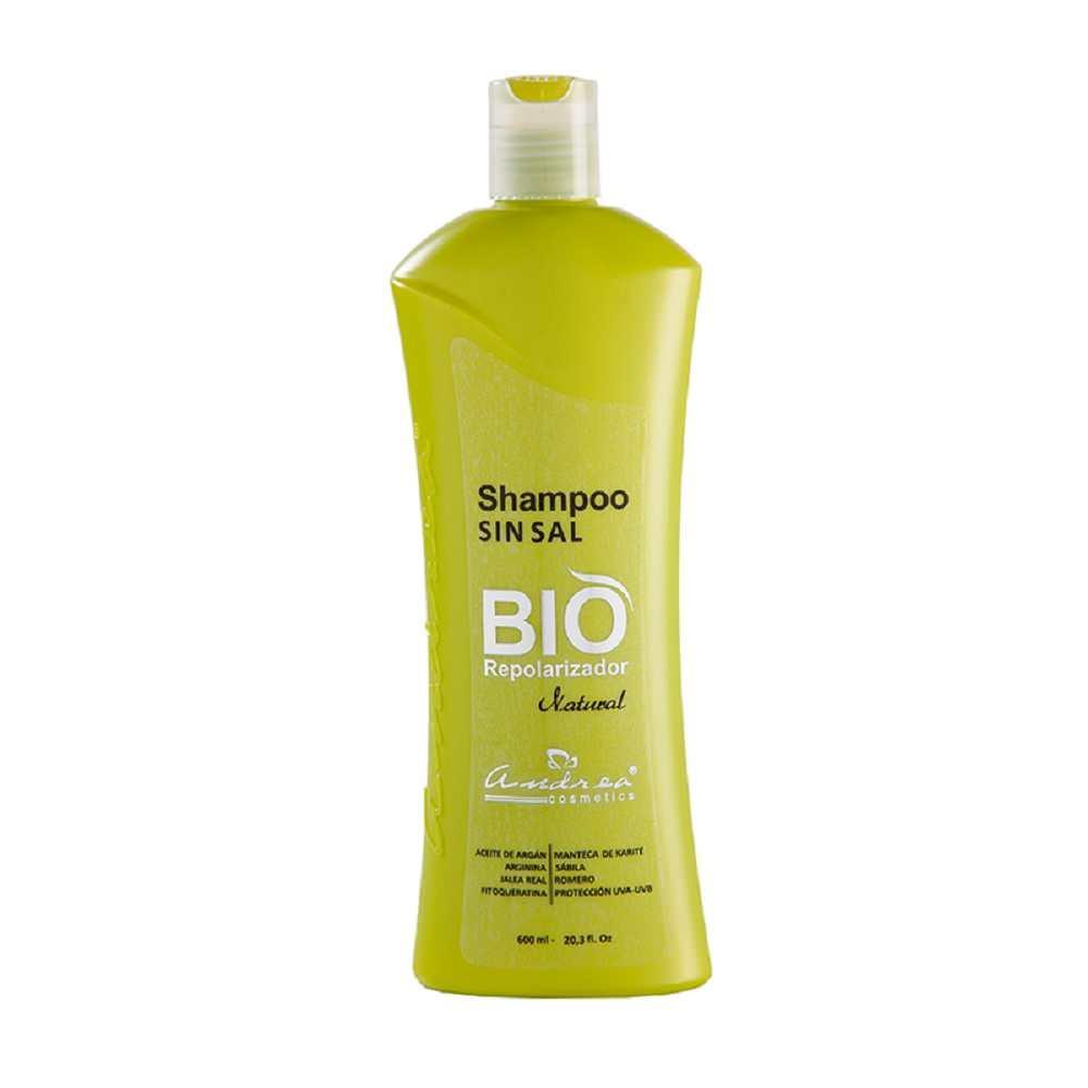 Shampoo Bio Repolarizador Libre De Sal Andrea Cosmetics