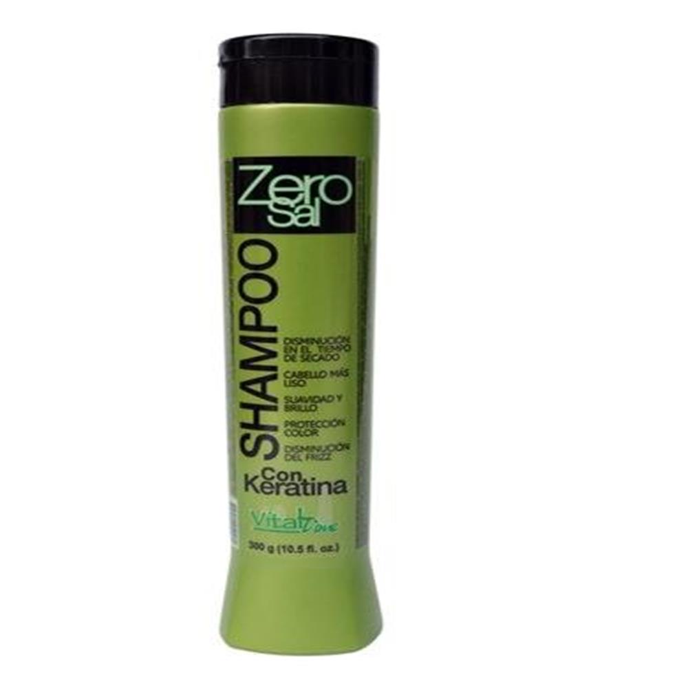 Shampoo Sin Sal Con Keratina Zero Sal X 300 Ml