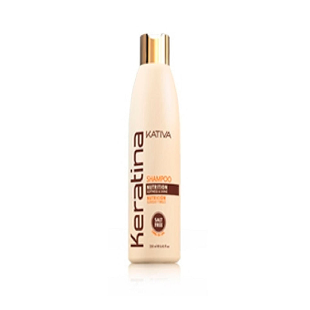 Shampoo Sin Sal Kativa Natural Keratina 250 Ml