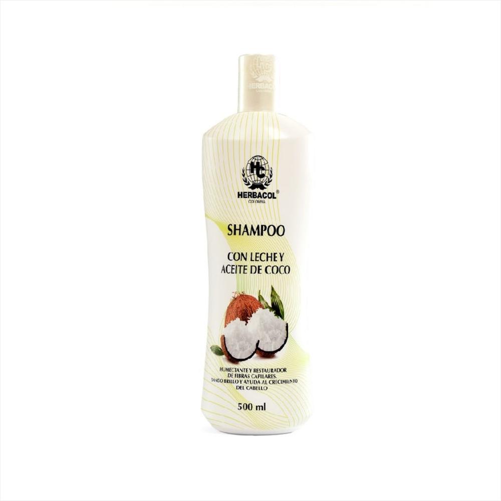 Shampoo Con Leche Y Aceite De Coco