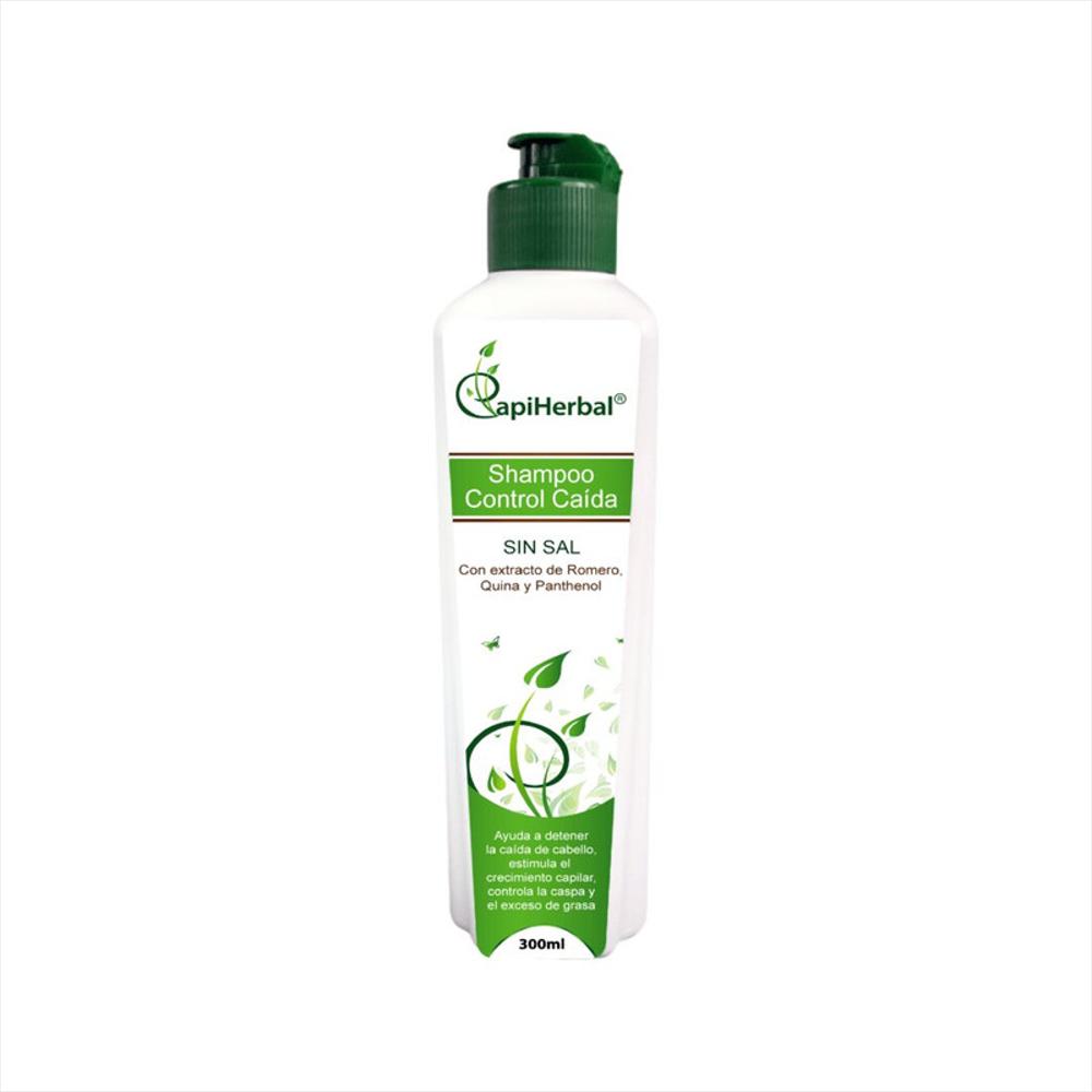 Shampoo Control Caída Capiherbal Con Romero Quina Pantenol X300ml