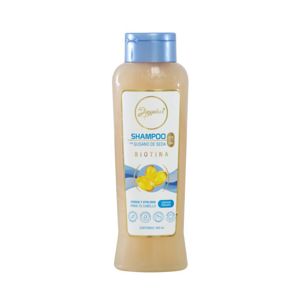 Shampoo Con Gusano De Seda Para Cabello Seco Anyeluz X 500 Ml