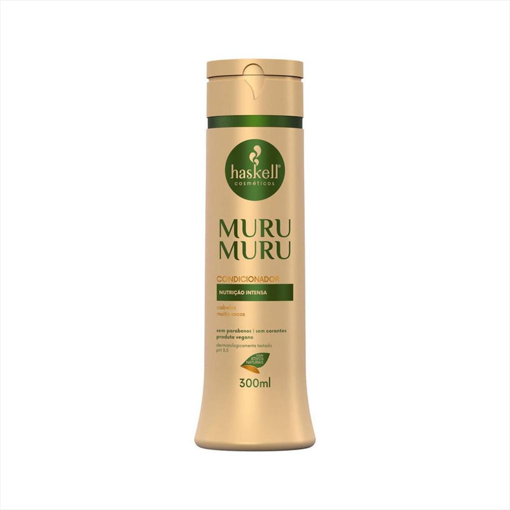 Haskell Acondicionador Murumuru 300Gr Nutricion Profunda,Cabellos Crespos,Ondulados,Muy Secos.