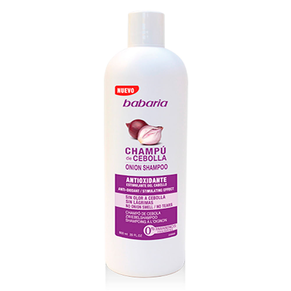 Shampoo Con Extracto De Cebolla Babaria 600 Ml