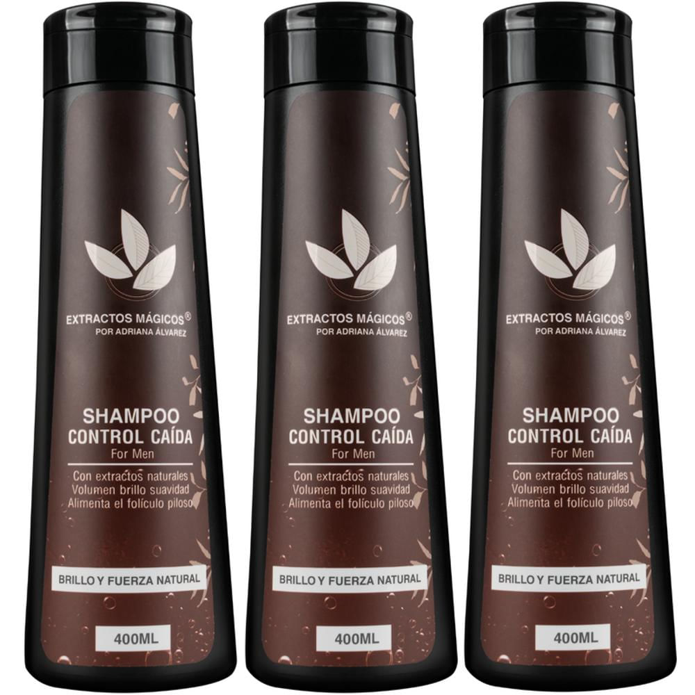 Shampoo Prevencion Caida Para Hombre 3 Unidades