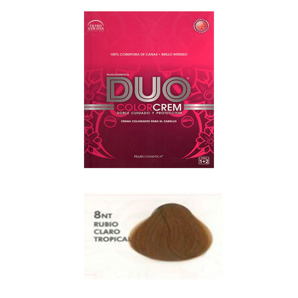 Tinte Capilar Duo 8Nt Rubio Claro Tropical
