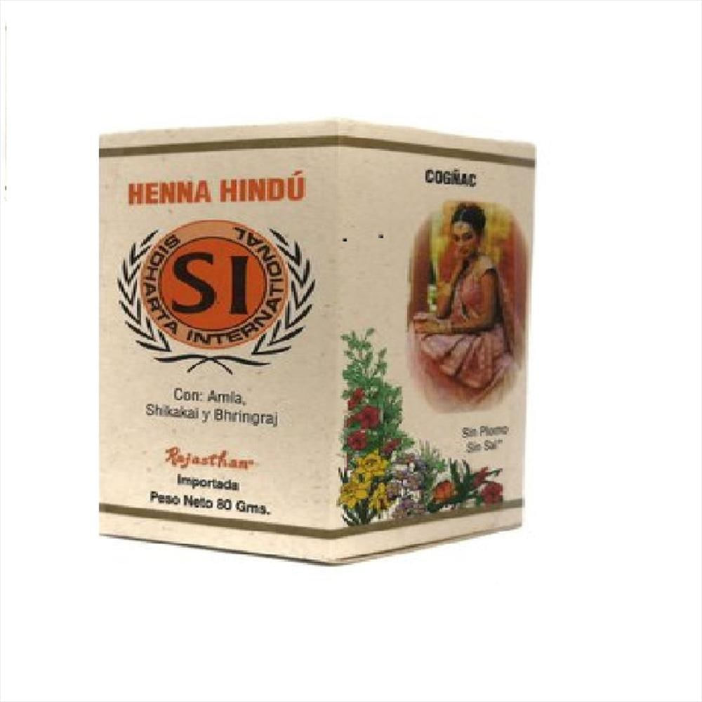Henna Hindú Tinte Natural Cogñac 80Gr