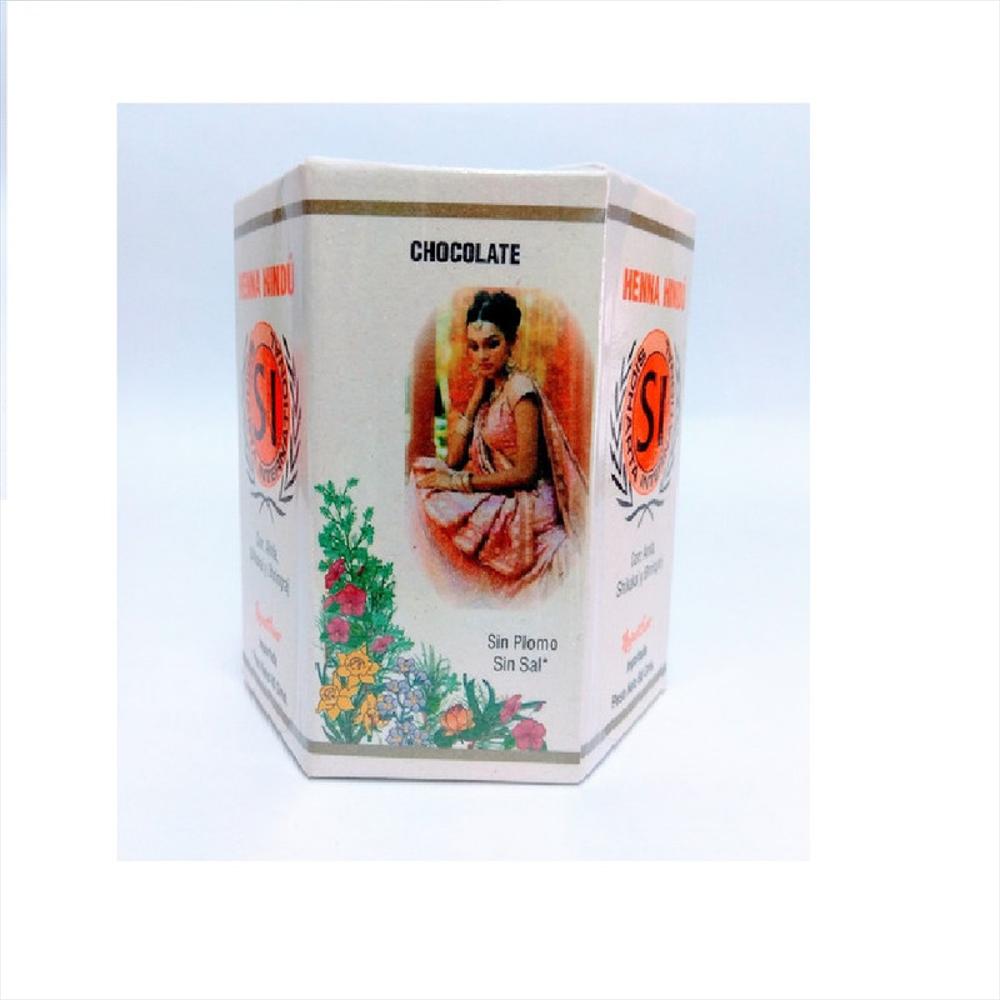 Henna Hindú Tinte Natural Chocolate 80Gr