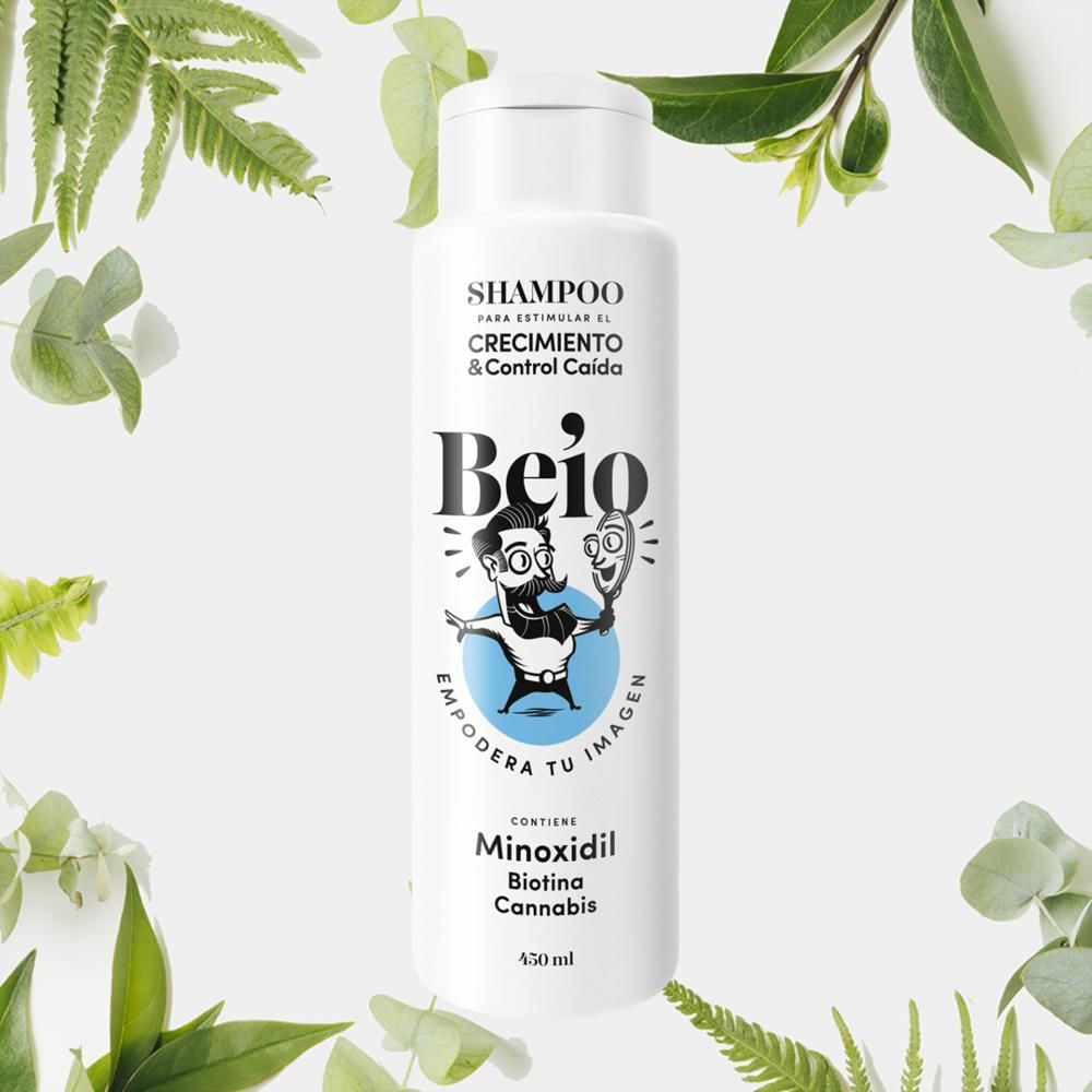 Shampoo Crecimiento Y Control Caida Hombre 450 Ml