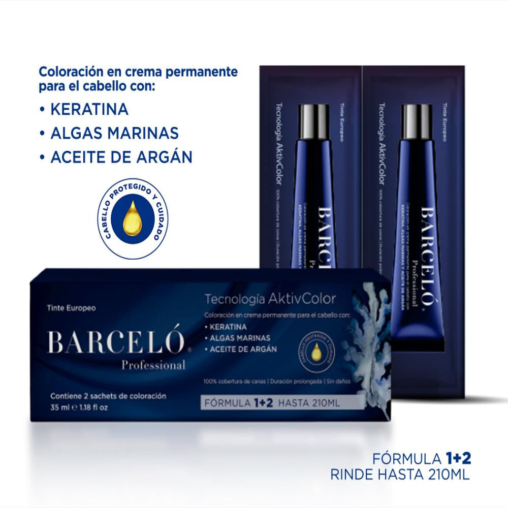 Tinte Barceló Tonos Super Aclarantes 10.3 Rubio Extra Claro Dorado