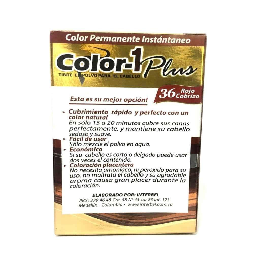 Tintura Polvo Color 1 Plus Negro Azul (60) img #3