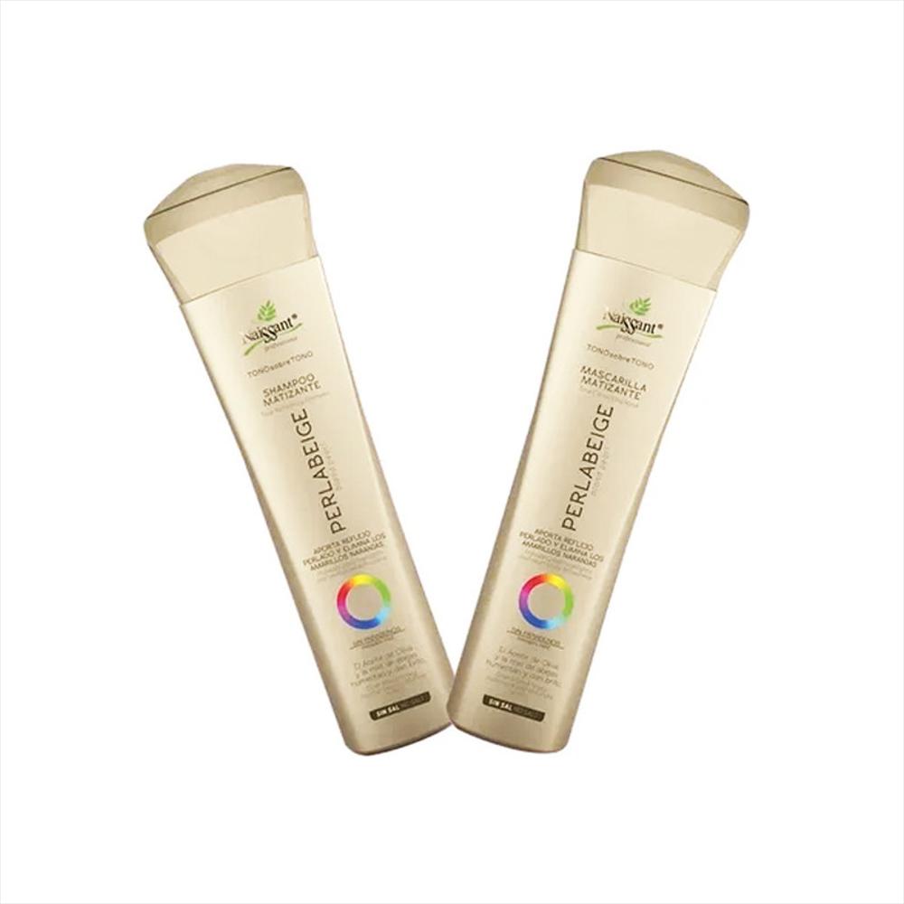 Naissant Kit Shampoo Mascarilla Matizante Perlabeige