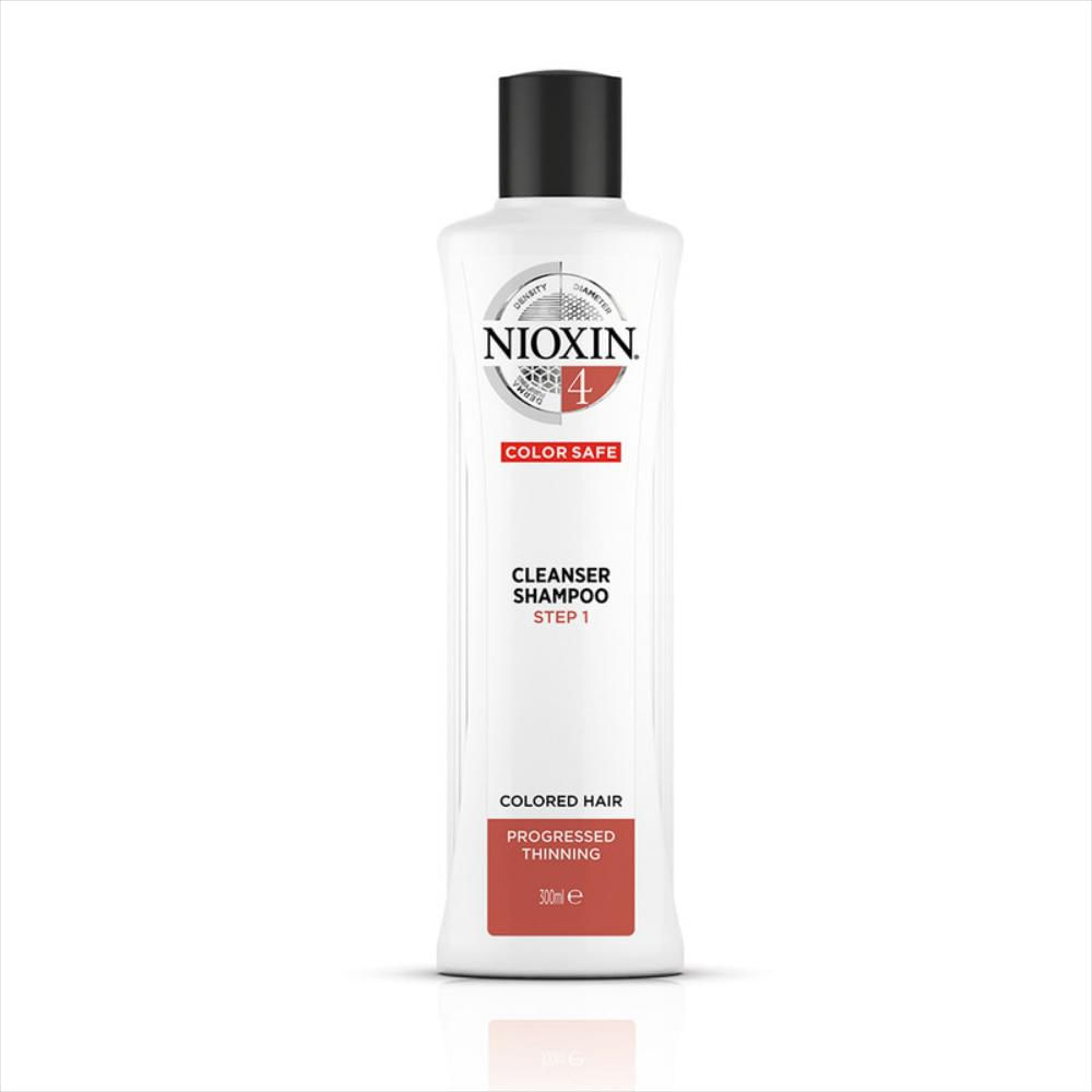 Nioxin 4 Shampoo Para Adelgazamiento Capilar Paso 1 X 300Ml