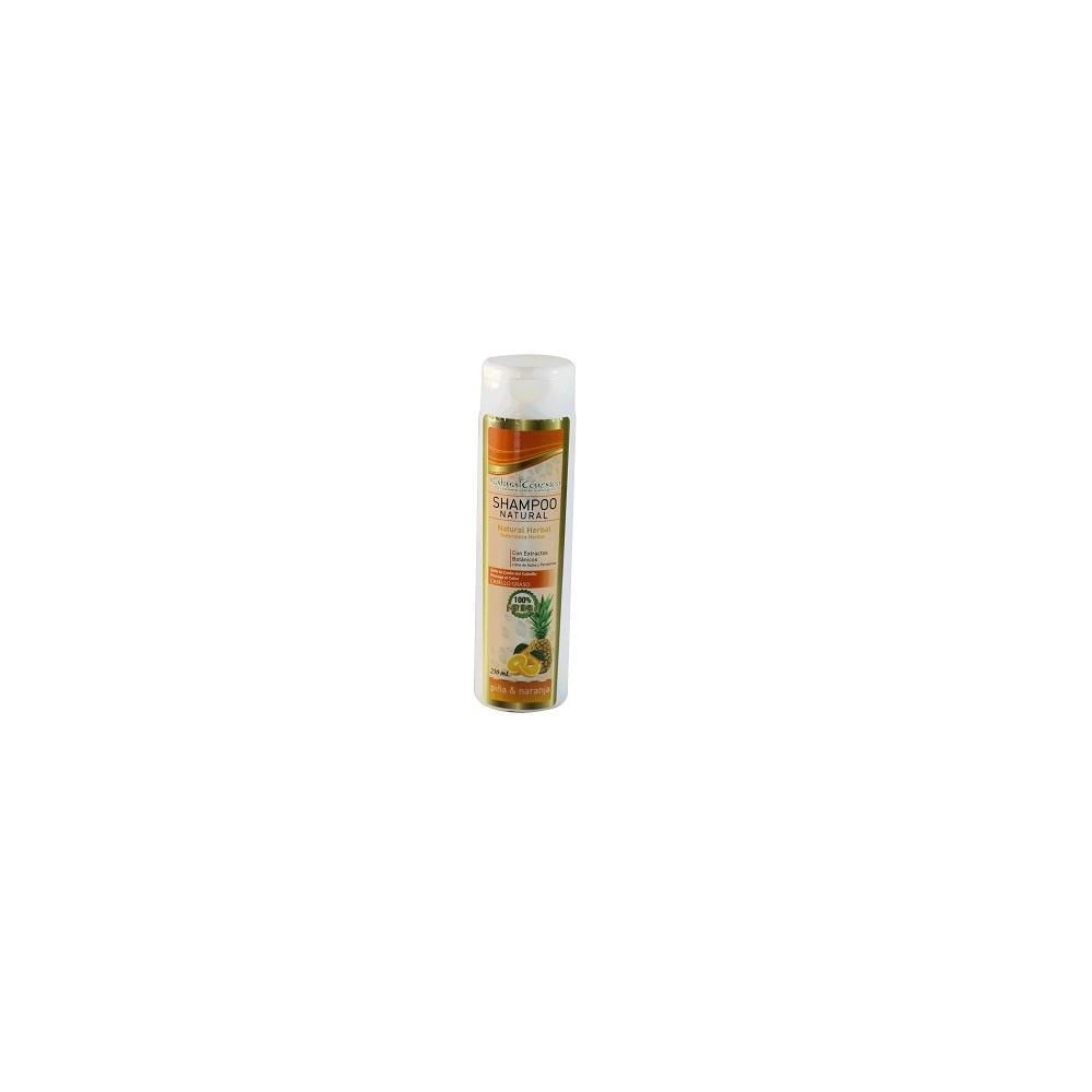 Shampoo Natural Para Cabello Graso De Piña Y Naranja 280Ml