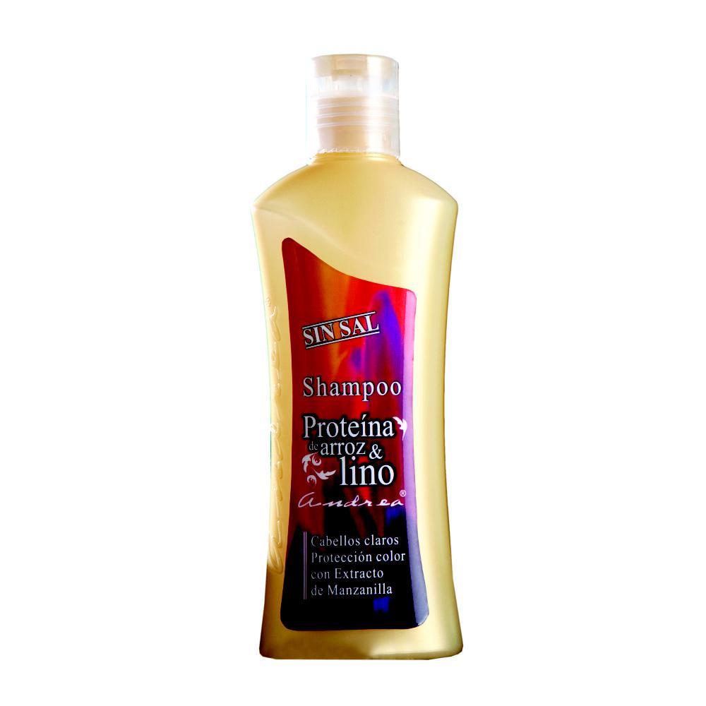 Shampoo Proteina De Arroz & Lino Cabellos Claros