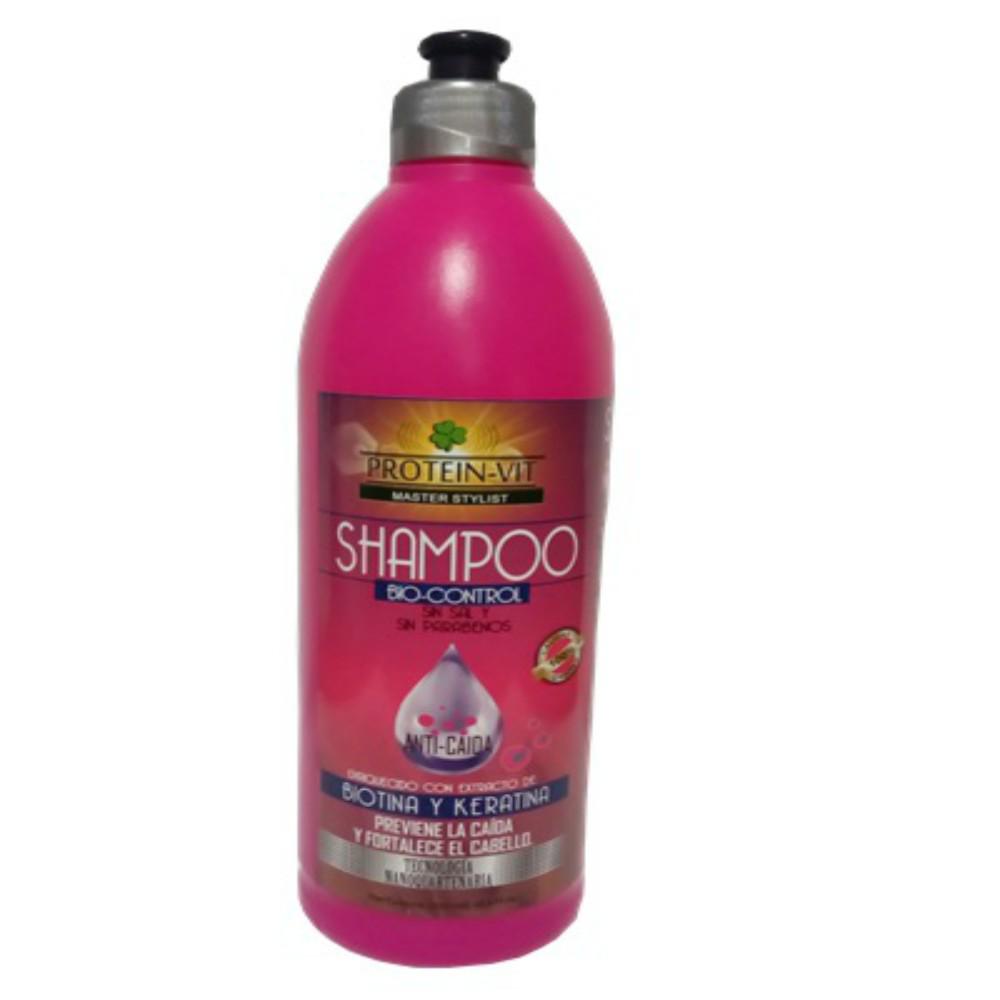 Shampoo Anticaida De Biotina Y Keratina Sin Sal 500Ml