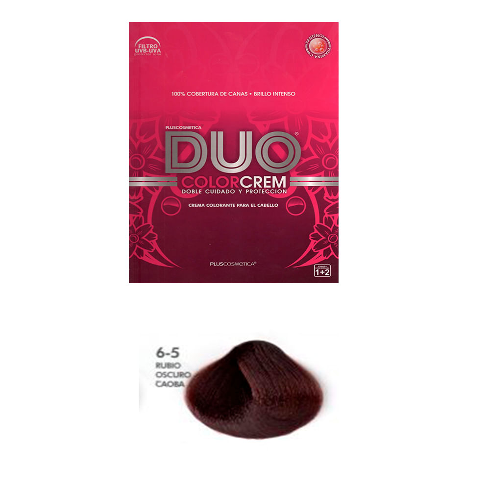 Tinte Capilar Duo 6.5 Rubio Oscuro Caoba