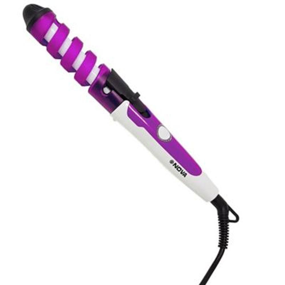 Rizador Cabello Nova Ondulador Profesional Morado Nhc5311