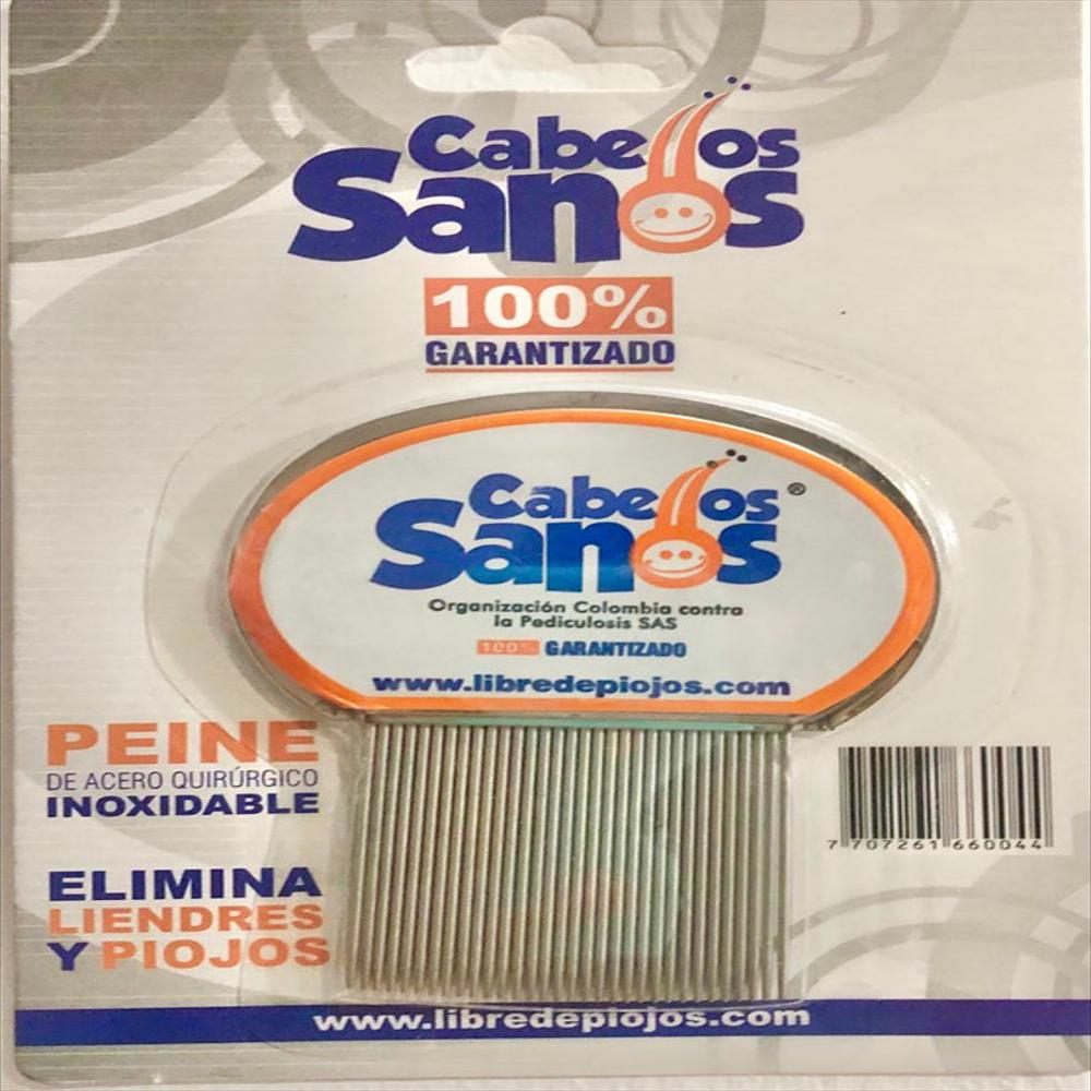 Peine Metálico Para Piojos Cabellos Sanos