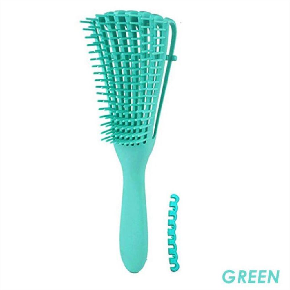 Cepillo Desenredante Antifrizz Verde