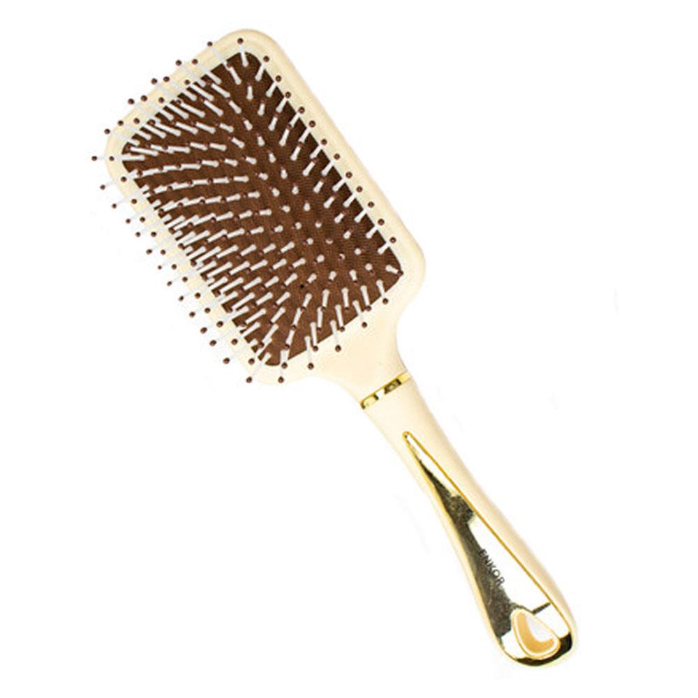 Cepillo Alpargata Beige Ref. 33293 Enkor Cabello Grueso Rectangular