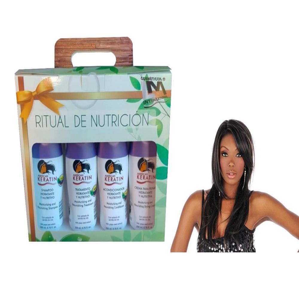 Kit Ritual De Nutrición American Keratin Lm 4 Productos