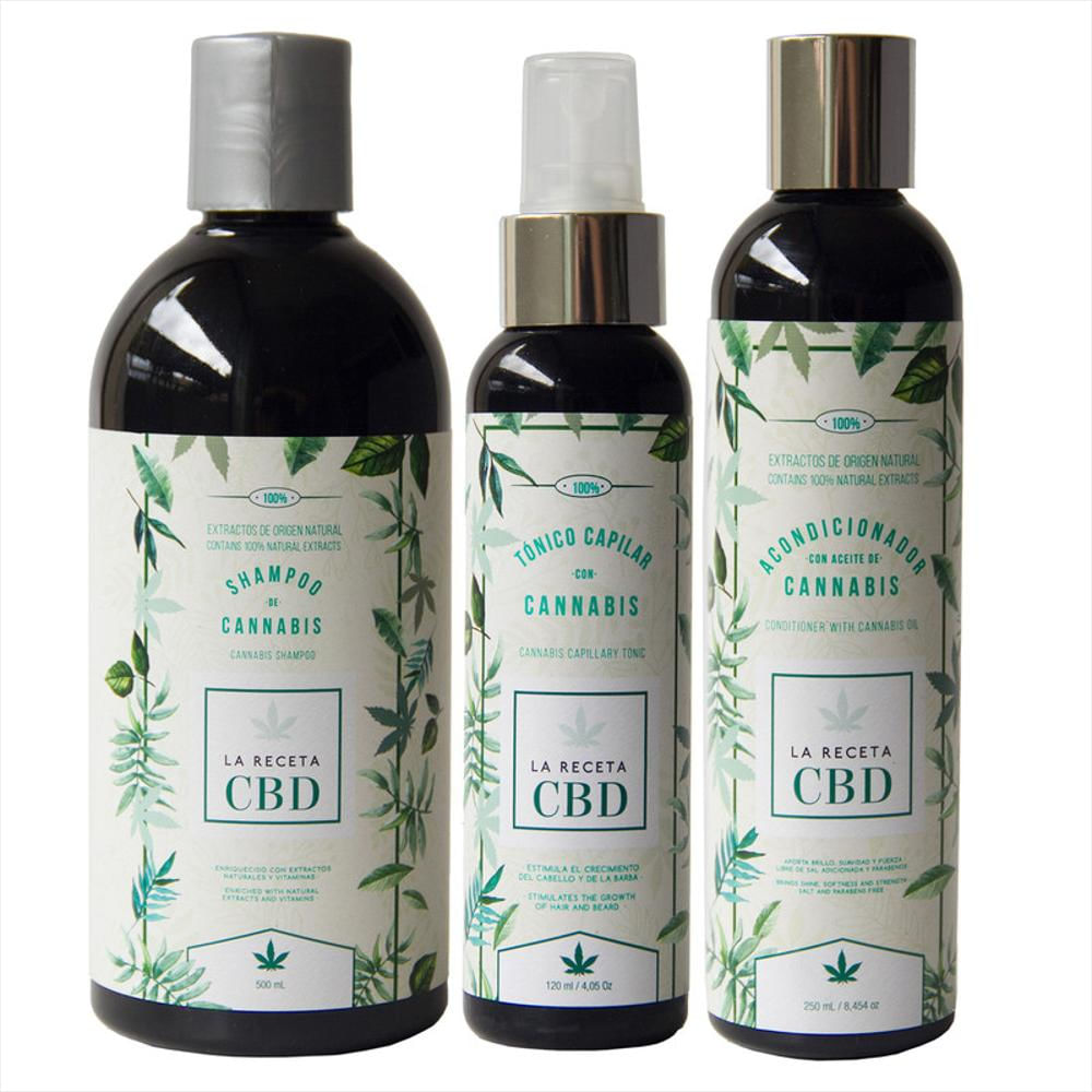 Kit Anticaída Y Reparación Cbd Cabello Graso