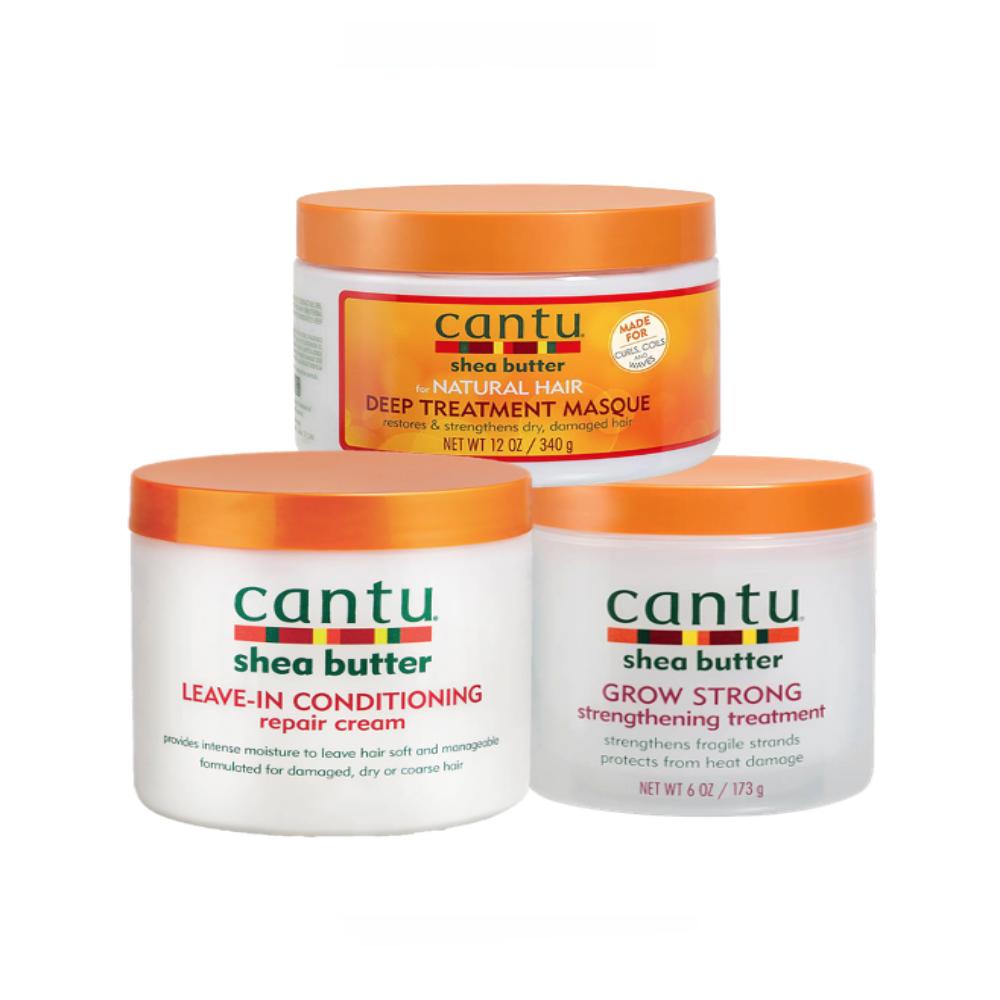 Set Tratamiento Cantu Crecimiento Y Restauración Del Cabello
