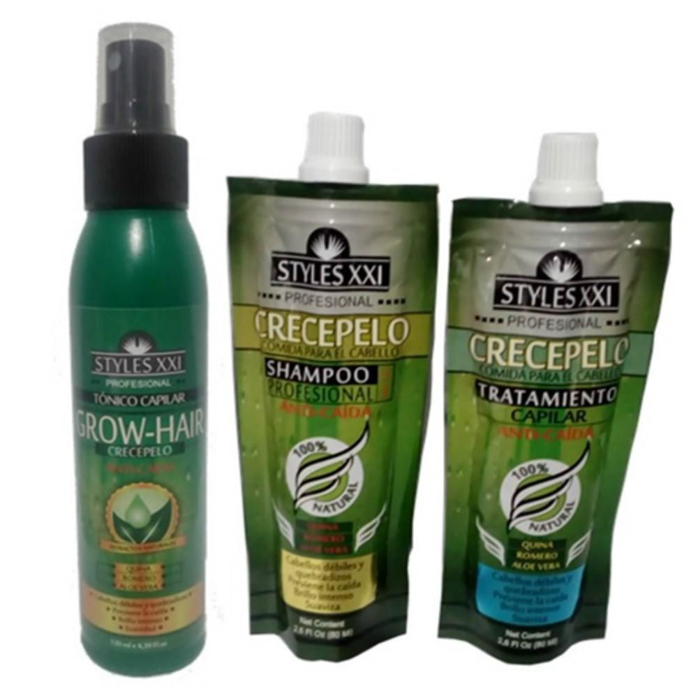 Tonico Capilar Anticaida Crecepelo 130Ml Y Kit 80Ml