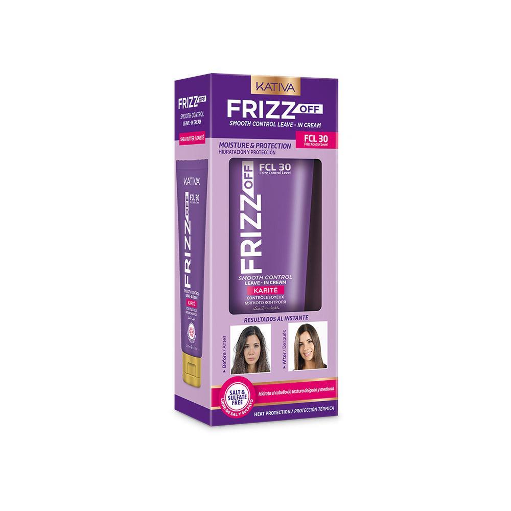 Crema De Peinar Control Frizz Kativa Cabellos Lisos